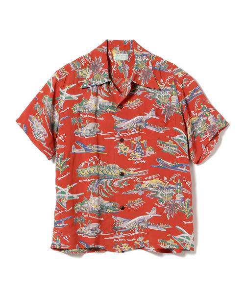 SUN SURF(サンサーフ)の「SUN SURF / SPECIAL EDITION “PAA AIR TRAVEL”アロハシャツ(シャツ/ブラウス・メンズ・レッド/イエロー・LARGE/X-LARGE)」の2枚目の写真