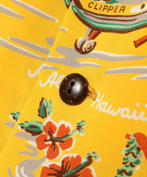 SUN SURF(サンサーフ)の「SUN SURF / SPECIAL EDITION “PAA AIR TRAVEL”アロハシャツ(シャツ/ブラウス・メンズ・レッド/イエロー・LARGE/X-LARGE)」の11枚目の写真