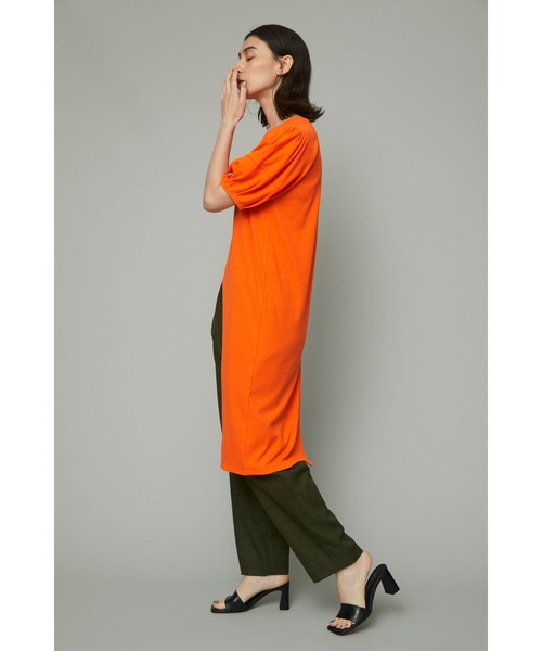 HeRIN.CYE（ヘリンドットサイ）の「Teleco long tee（Tシャツ/カットソー・レディース・ブラック/オレンジ/ブルー/ライトグリーン・FREE）」の9枚目の写真