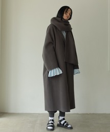 極美品【ETRE TOKYO/エトレトウキョウ】ワイドストールリバーコート ETRE TOKYO（エトレトウキョウ）の「ワイドストールリバーコート