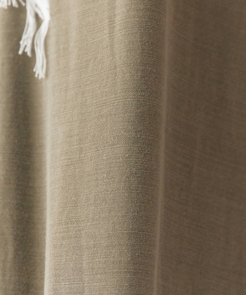 REMI RELIEF（レミレリーフ）の「REMI RELIEF/レミレリーフ ワイド ミリタリー 長袖シャツ (ヤシの木)（シャツ/ブラウス・メンズ・チャコールグレー/カーキ・XL/M/L/S）」の16枚目の写真