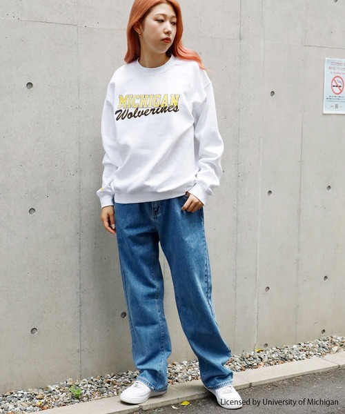 ROOPTOKYO別注:UNIVERSITY OF MICHIGAN SWEAT クルーネックスウェット