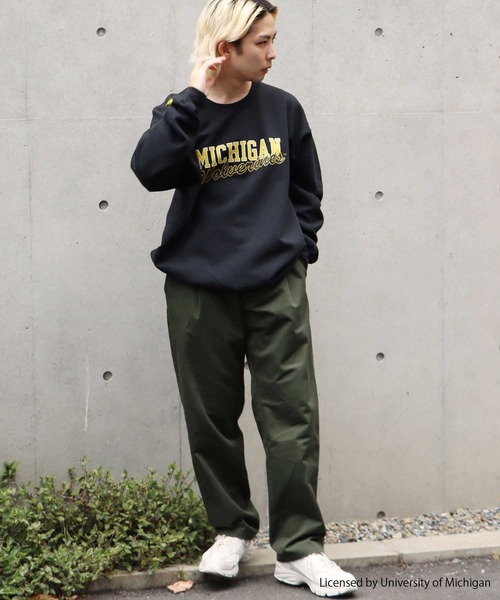 ROOPTOKYO別注:UNIVERSITY OF MICHIGAN SWEAT クルーネックスウェット