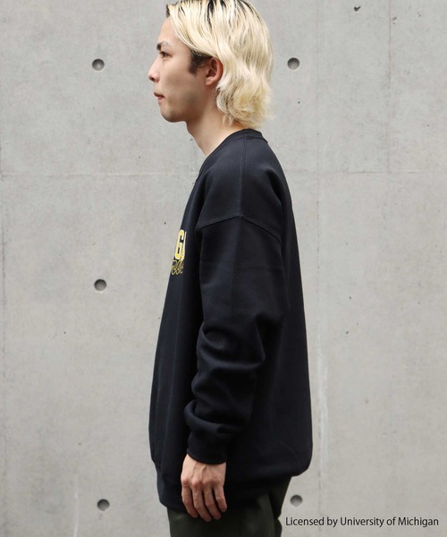 ROOPTOKYO別注:UNIVERSITY OF MICHIGAN SWEAT クルーネックスウェット