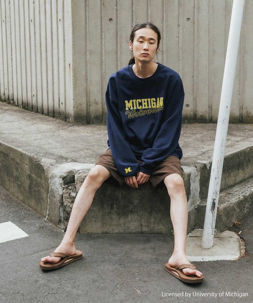 ROOPTOKYO別注:UNIVERSITY OF MICHIGAN SWEAT クルーネックスウェット