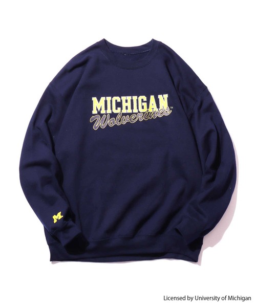 ROOPTOKYO別注:UNIVERSITY OF MICHIGAN SWEAT クルーネック