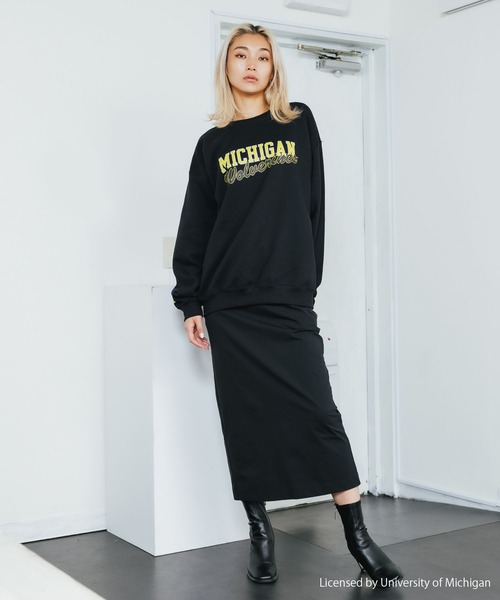 ROOPTOKYO別注:UNIVERSITY OF MICHIGAN SWEAT クルーネックスウェット