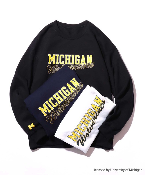ROOPTOKYO別注:UNIVERSITY OF MICHIGAN SWEAT クルーネック