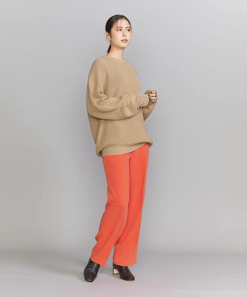 BEAUTY&YOUTH UNITED ARROWS(ビューティーアンドユースユナイテッドアローズ)の「【WEB限定】ウォッシャブル アゼ バルーン クルーネック ニット(ニット/セーター・メンズ・ライトブルー/ブラック/ベージュ/オレンジ・S/M/L)」の14枚目の写真