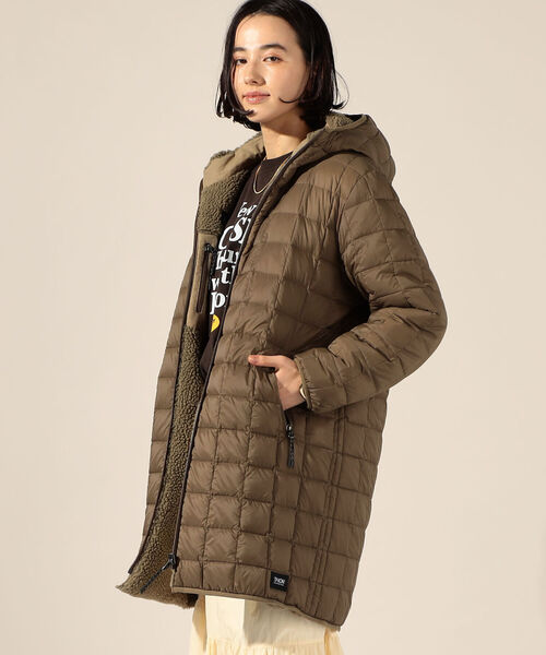 TAION(タイオン)の「◇【WEB限定】【TAION/タイオン】別注ボアフードリバーシブルダウン(ダウンジャケット/コート・レディース・ブラック/ベージュ/オフホワイト・S/M)」の10枚目の写真