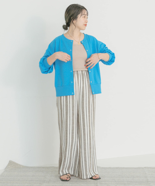 ITEMS URBANRESEARCH（アイテムズ アーバンリサーチ）の「2WAYプルオーバー（カーディガン/ボレロ・レディース・ホワイト/ブラック/オレンジ/ブルー・FREE）」の9枚目の写真