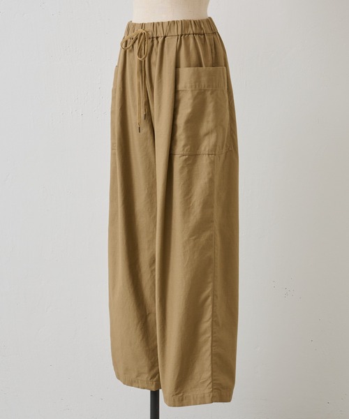 BEARDSLEY(ビアズリー)の「ポケットパンツ:ウエスト総ゴム 履き心地◎小柄・ぽっちゃり(その他パンツ・レディース・ブラック/キャメル・FREE)」の11枚目の写真