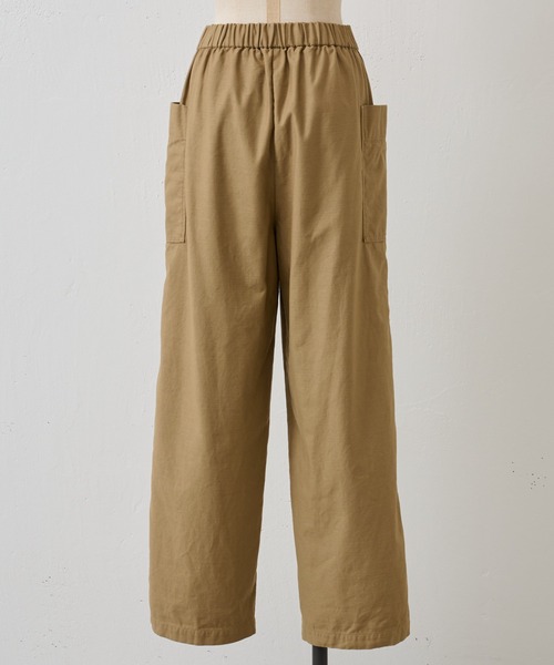 BEARDSLEY(ビアズリー)の「ポケットパンツ:ウエスト総ゴム 履き心地◎小柄・ぽっちゃり(その他パンツ・レディース・ブラック/キャメル・FREE)」の13枚目の写真