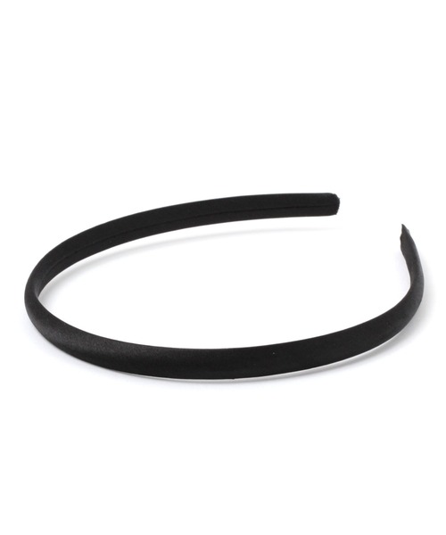 repipi armario（レピピ アルマリオ）の「サテンホソカチューシャ（カチューシャ・キッズ・ブラック/グレー/グリーン・FREE）」の2枚目の写真