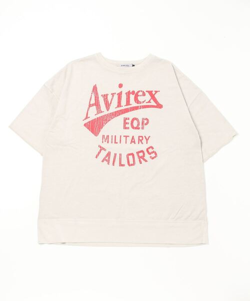 AVIREX（アヴィレックス）の「≪直営店限定≫PRODUCT DYEING VINTAGE T-SHIRT/ プロダクトダイヴィンテージＴシャツ（Tシャツ/カットソー・レディース・ライトグリーン/グレー系その他3/チャコール・F）」の17枚目の写真