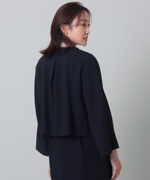 【アンタイトル】未使用 洗える トリクシオンスラブ ツイード ジャケット 2LT UNTITLED（アンタイトル）の「◇トリクシオンスラブツィード