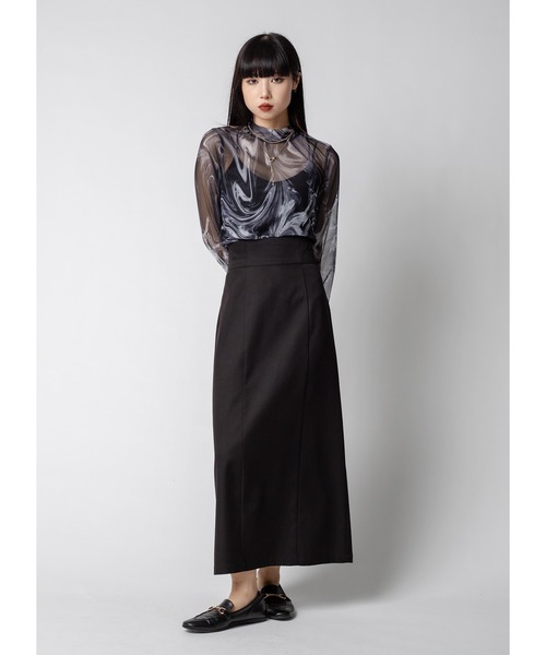 Adoon plain（アドーンプレーン）の「フレアスリーブシアートップス（シャツ/ブラウス・レディース・ブラック/ブルー/ブラック系その他・FREE）」の13枚目の写真