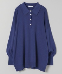 JEANASIS | 12Gコットンポロプルオーバー/150739(ニット/セーター)