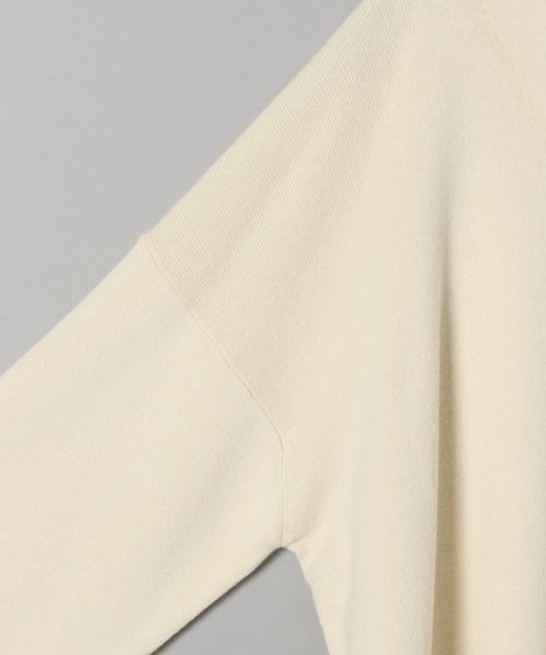 JEANASIS（ジーナシス）の「12Gコットンポロプルオーバー/150739（ニット/セーター・レディース・ブラック/オフホワイト/ブルー・FREE）」の10枚目の写真