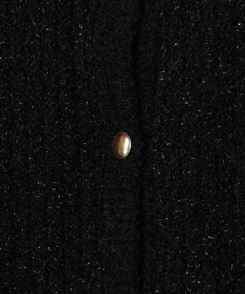 SHIPS（シップス）の「*ツイードニットカーディガン◆（カーディガン/ボレロ・レディース・ブラック/オフホワイト/ブラック系・ONE SIZE）」の13枚目の写真