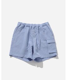 Theo Seersucker Cotton Short
