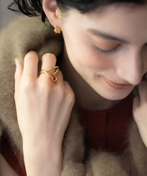 JUICY ROCK（ジューシーロック）の「ボリュームラウンドフープピアス2（ピアス（両耳用）・レディース・シルバー/ゴールド・ONE SIZE）」の7枚目の写真