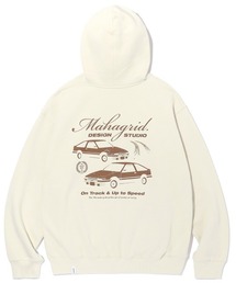 『mahagrid/マハグリッド』TOURING CAR HOODIE/チューニングカー プルオーバーパーカー