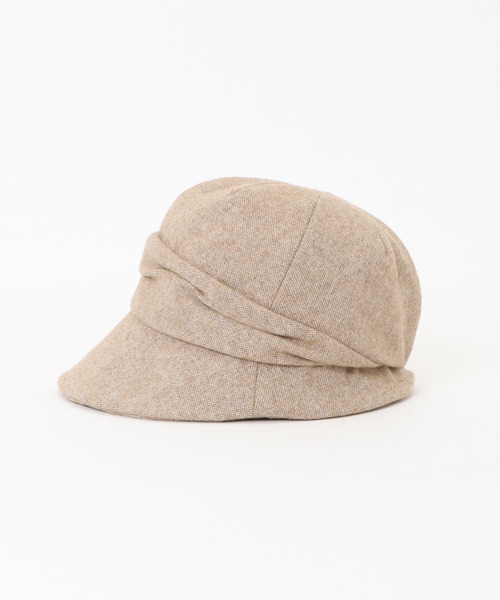 LBC（エルビーシー）の「起毛ツイードタック入りキャスケット 22AW（ハット・レディース・ベージュ/ブラック/チャコールグレー・FREE）」の12枚目の写真