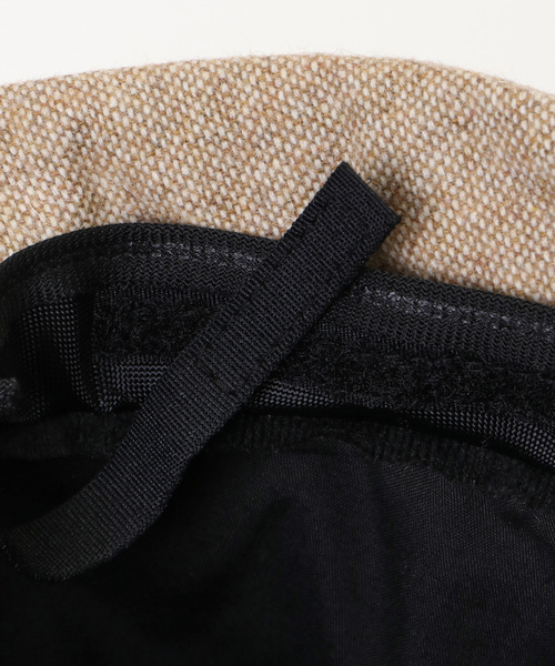 LBC（エルビーシー）の「起毛ツイードタック入りキャスケット 22AW（ハット・レディース・ベージュ/ブラック/チャコールグレー・FREE）」の7枚目の写真