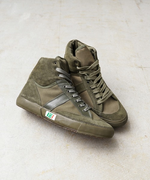 MILITARY（ミリタリー）の「実物 新品 デッドストック イタリア軍 トレーニングシューズ / スニーカー（スニーカー・メンズ・オリーブ・42）」の8枚目の写真