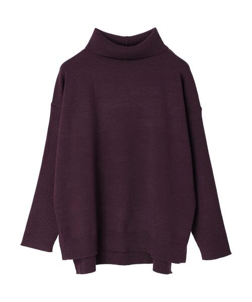 CRAFT STANDARD BOUTIQUE(クラフトスタンダードブティック)の「サイドスリットニットプルオーバー *◆(ニット/セーター・レディース・パープル/グリーン/ブラック/グレー・FREE)」の20枚目の写真