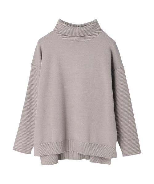 CRAFT STANDARD BOUTIQUE(クラフトスタンダードブティック)の「サイドスリットニットプルオーバー *◆(ニット/セーター・レディース・パープル/グリーン/ブラック/グレー・FREE)」の9枚目の写真