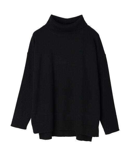 CRAFT STANDARD BOUTIQUE(クラフトスタンダードブティック)の「サイドスリットニットプルオーバー *◆(ニット/セーター・レディース・パープル/グリーン/ブラック/グレー・FREE)」の10枚目の写真