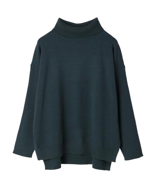 CRAFT STANDARD BOUTIQUE(クラフトスタンダードブティック)の「サイドスリットニットプルオーバー *◆(ニット/セーター・レディース・パープル/グリーン/ブラック/グレー・FREE)」の11枚目の写真