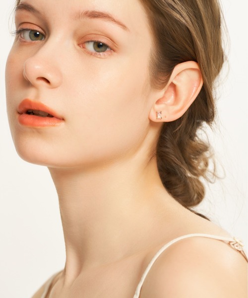 Jewel closet by L&Co.(ジュエルクローゼットバイエルアンドコー)の「K10 誕生石 ピアス(ピアス(両耳用)・レディース・ピンク/レインボー/ベビーピンク・10月/6月/4月)」の14枚目の写真
