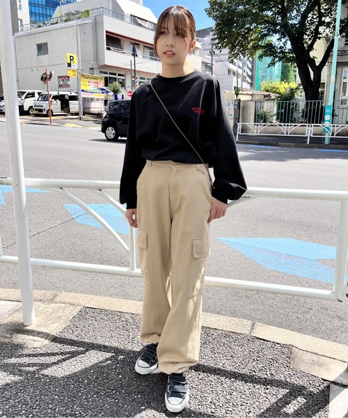 one way(ワンウェイ)の「2WAYツイルカーゴパンツ(カーゴパンツ・レディース・ライトグレー/ベージュ/ブラック/ダークグリーン・FREE)」の16枚目の写真