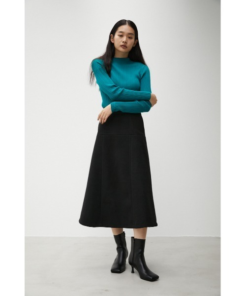 AZUL by moussy(アズールバイマウジー)の「PLAIN SQUARE TOE BOOTS/プレーンスクエアトゥブーツ(ブーツ・レディース・ブラック/アイボリー・LARGE/MEDIUM/SMALL/LL)」の10枚目の写真