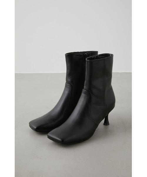 PLAIN SQUARE TOE BOOTS/プレーンスクエアトゥブーツ（ブーツ）｜AZUL