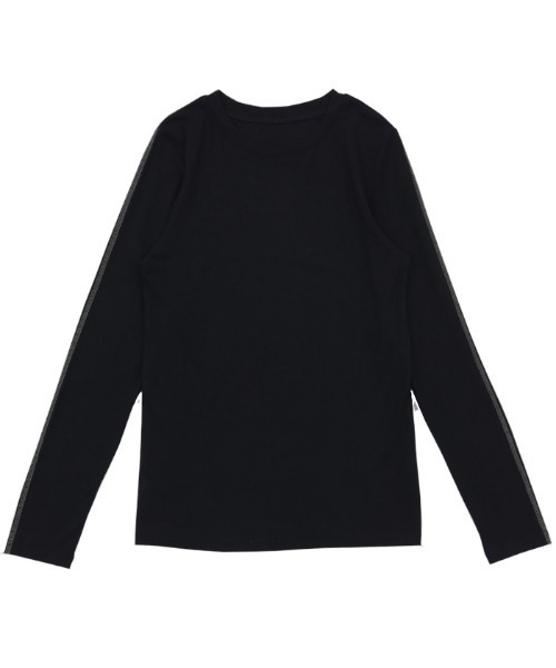 select MOCA(セレクトモカ)の「オーバーロックデザインカットソー(Tシャツ/カットソー・レディース・アイボリー/ブラック/グレイッシュベージュ・FREE)」の5枚目の写真