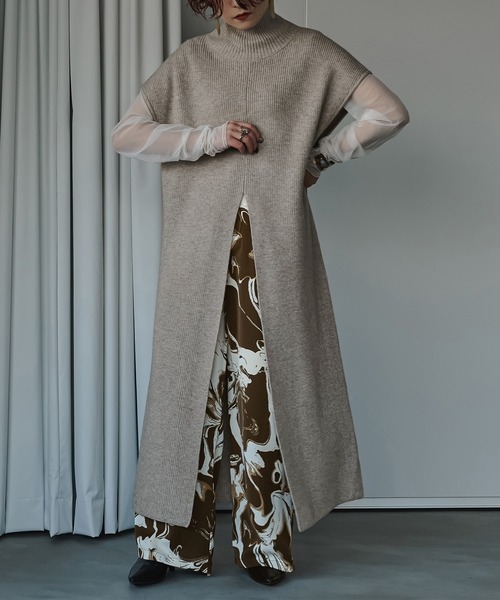 &g'aime（アンジェム）の「【&g’aime】マーブルプリントパンツ（その他パンツ・レディース・ネイビー/ブラウン・FREE）」の7枚目の写真