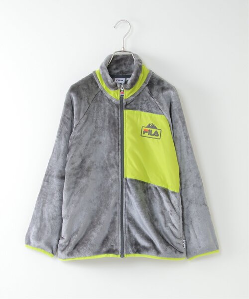 FILA(フィラ)の「FILA フィラ フリース胸ポケジャケット(130~160cm)(ブルゾン・キッズ・チャコールグレー/ネイビー・130/140/150/160)」の13枚目の写真