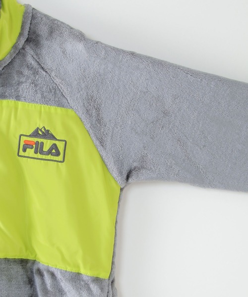 FILA(フィラ)の「FILA フィラ フリース胸ポケジャケット(130~160cm)(ブルゾン・キッズ・チャコールグレー/ネイビー・130/140/150/160)」の7枚目の写真