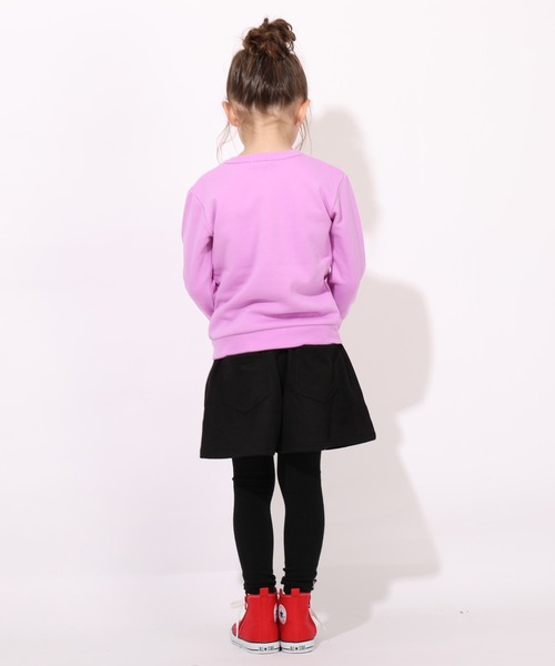 BABYDOLL（ベビードール）の「サガラトレーナー 7275K（スウェット・キッズ・ネイビー/アッシュグレー/チャコールグレー/グリーン/イエロー/モスグリーン/パープル/ベビーピンク/ブルー/ピンク/マスタード/バイオレット・90cm/100cm/110cm/120cm/130cm/140cm）」の21枚目の写真