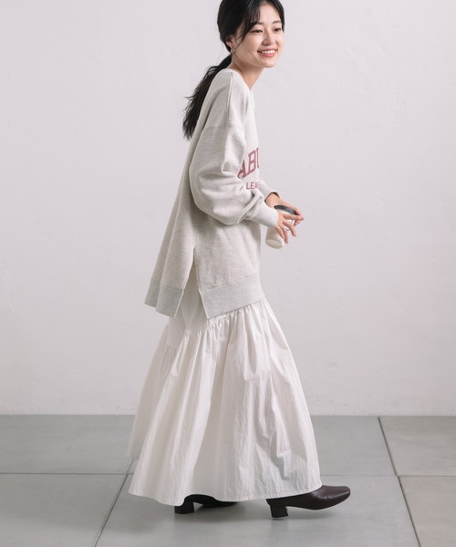 CIAOPANIC TYPY（チャオパニックティピー）の「【お気に入り数3.1万人突破】【WEB限定】ドロストギャザーボリュームスカート（スカート・レディース・ホワイト/ブラック/ブラウン/スカイブルー・ONE SIZE）」の19枚目の写真