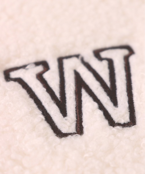 GIORDANO（ジョルダーノ）の「[ GIORDANO ]シープボアハーフジップフリースジャケット（ブルゾン・レディース・ホワイト・MEDIUM/LARGE）」の9枚目の写真