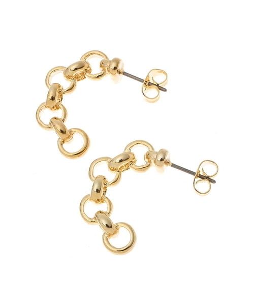 a.v.v(アーヴェヴェ)の「リングモチーフピアス(ピアス(両耳用)・レディース・シルバー/ゴールド・38)」の4枚目の写真