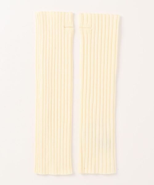 reca（レカ）の「リブニットアームウォーマー（アームカバー・レディース・アイボリー/トップグレー/グリーン/グレイッシュベージュ/ブラウン/ブラック・FREE）」の7枚目の写真