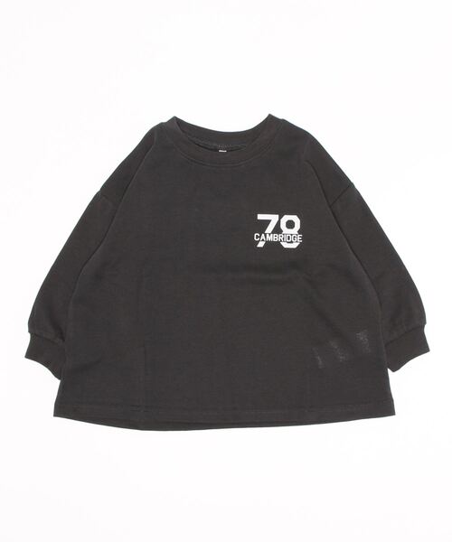 coca（coca）（コカ）の「キッズ 親子お揃いカットソーアソートプリントルーズシルエットロンT（Tシャツ/カットソー・キッズ・ホワイト/ブラウン/ブラック/アイボリー・100/110/120/130/140）」の4枚目の写真