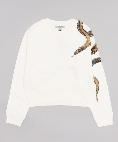 ALLSAINTS(オールセインツ)の「TEMPEST SEPARO SWEATSHIRT | TEMPEST SEPARO スウェットシャツ(スウェット・レディース・オフホワイト・M/L/S/XS)」の7枚目の写真