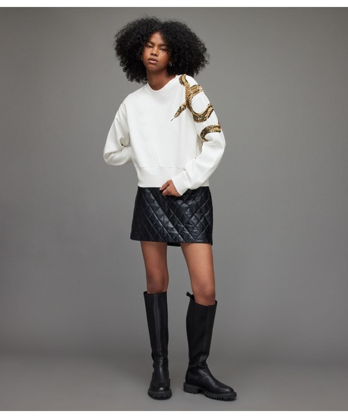 ALLSAINTS(オールセインツ)の「TEMPEST SEPARO SWEATSHIRT | TEMPEST SEPARO スウェットシャツ(スウェット・レディース・オフホワイト・M/L/S/XS)」の4枚目の写真